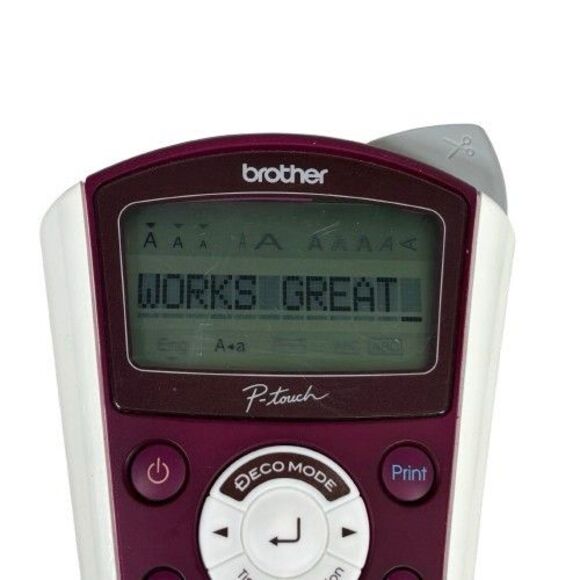 Brother P-Touch PT-1090 Handheld Label Maker No Cable With Tape Tested WORKS - Picture 13 of 16